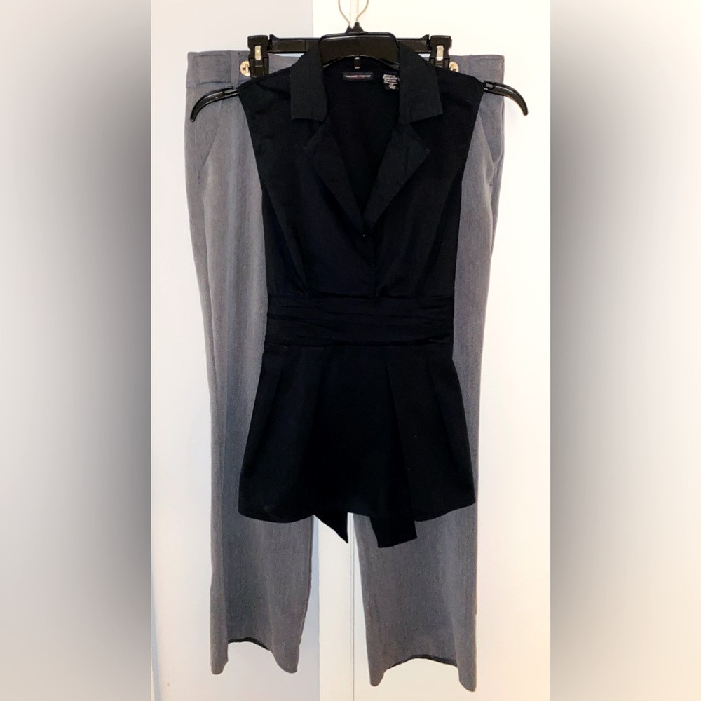 Black and Gray Women's suit